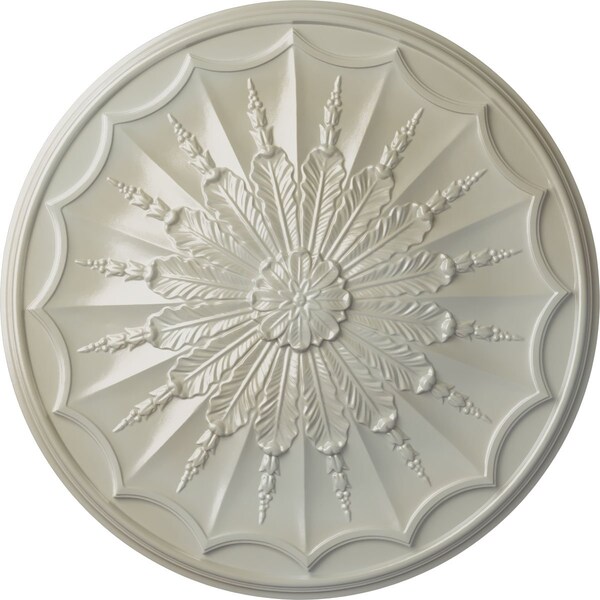 Ekena Millwork Artis Ceiling Medallion, Hand-Painted Flash Blue, 27 1/8"OD x 2 5/8"P CM27ARFBS - main